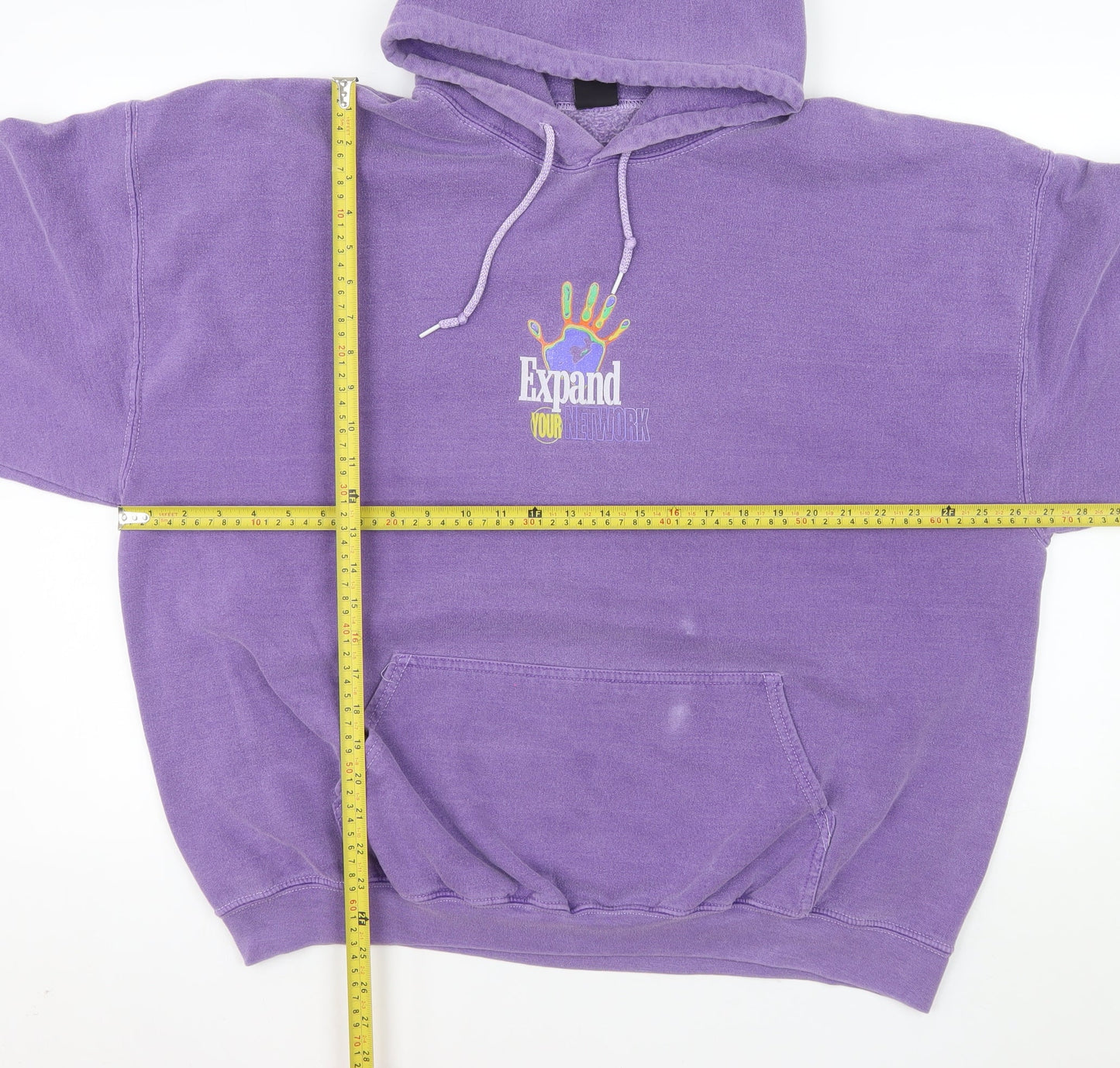 Urban Outfitters Men’s Purple Graphic Pullover Hoodie L