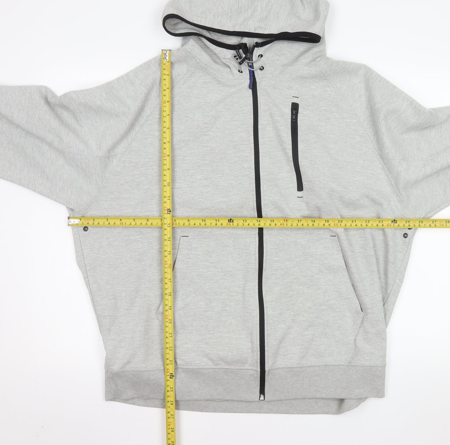 Snowdonia Men's Grey XL Hooded Full Zip Outdoor Jacket