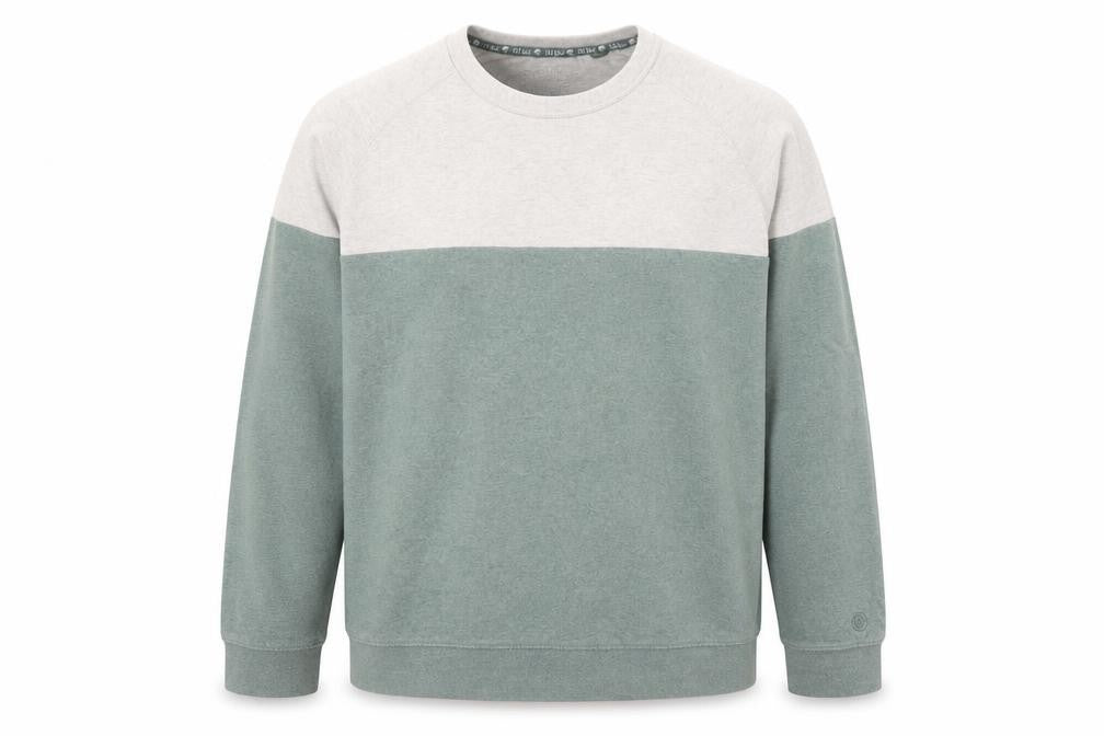 FatFace Men’s Green Crew Neck Cotton Pullover Sweatshirt L