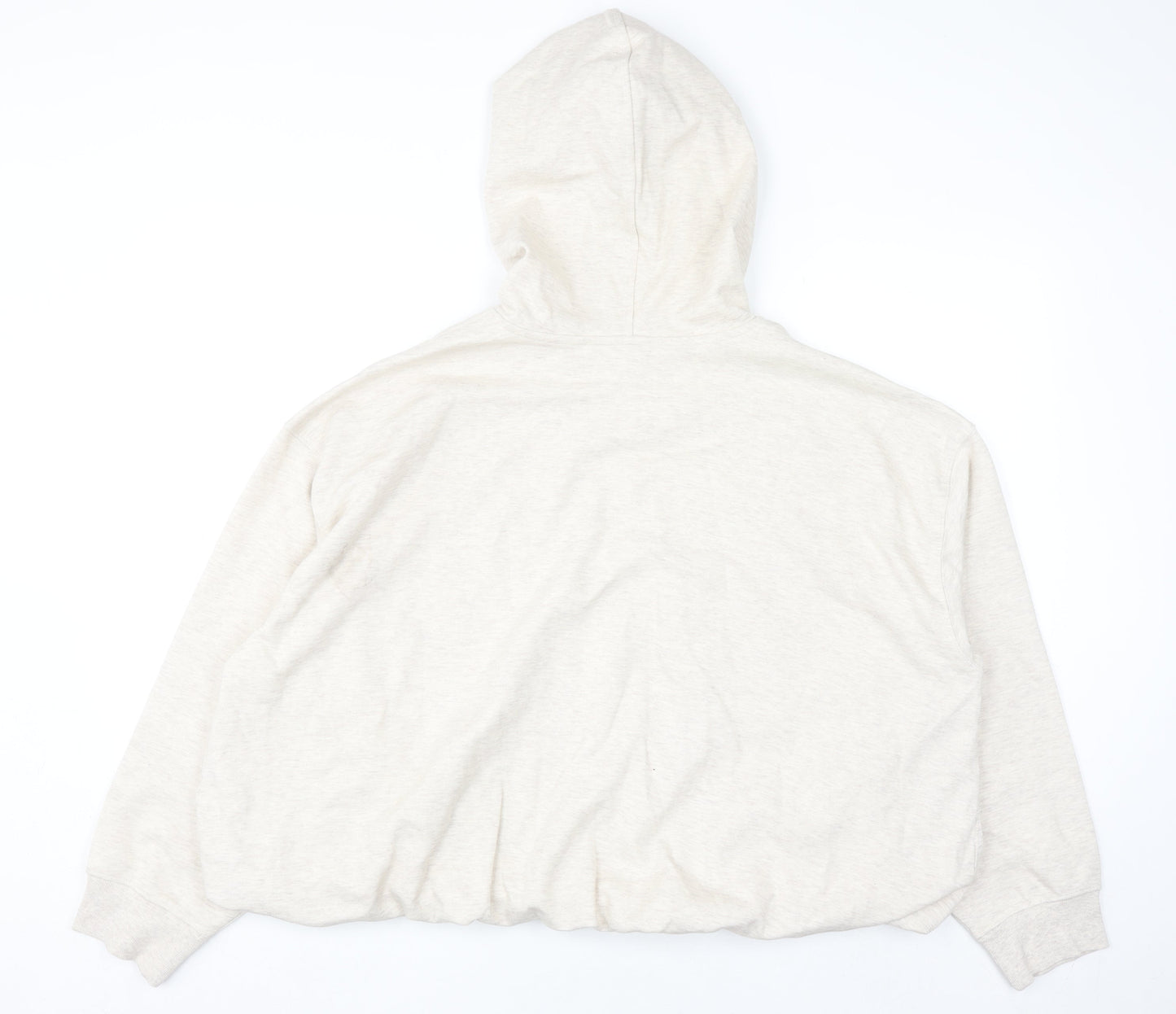 Marks and Spencer Womens Beige XL Pullover Hoodie Cotton Blend