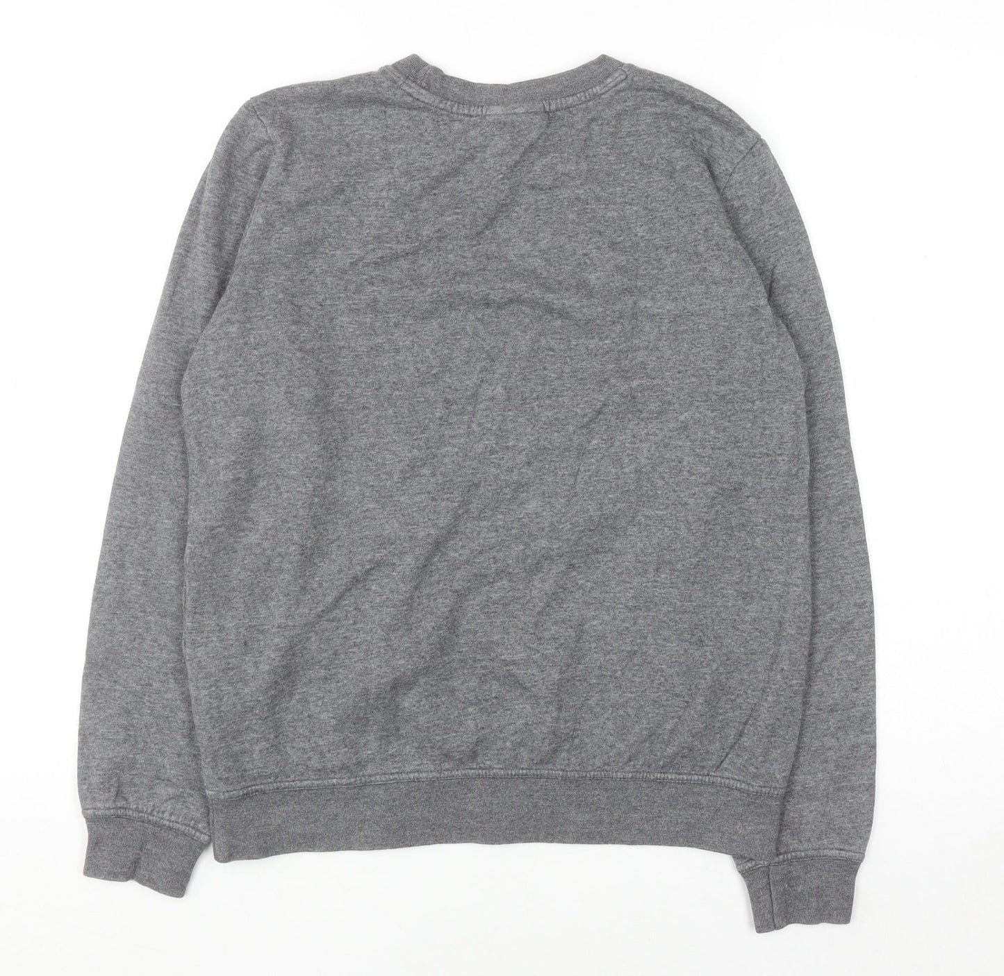 Nike Men's Grey Small Pullover Sweatshirt Crew Neck Fleece