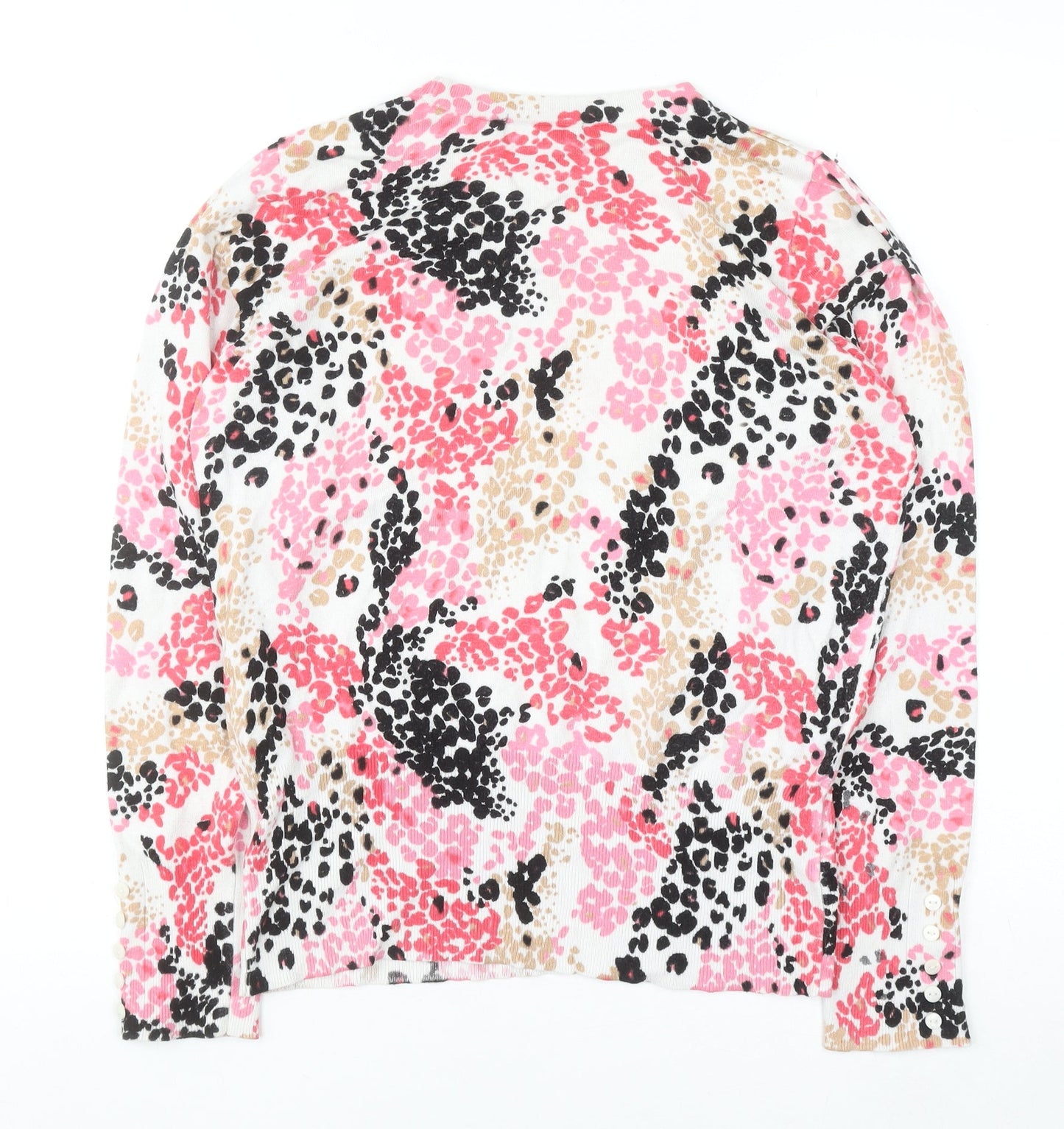 Marks and Spencer Women’s Multicoloured Animal Print Long Sleeve T-Shirt Size 10