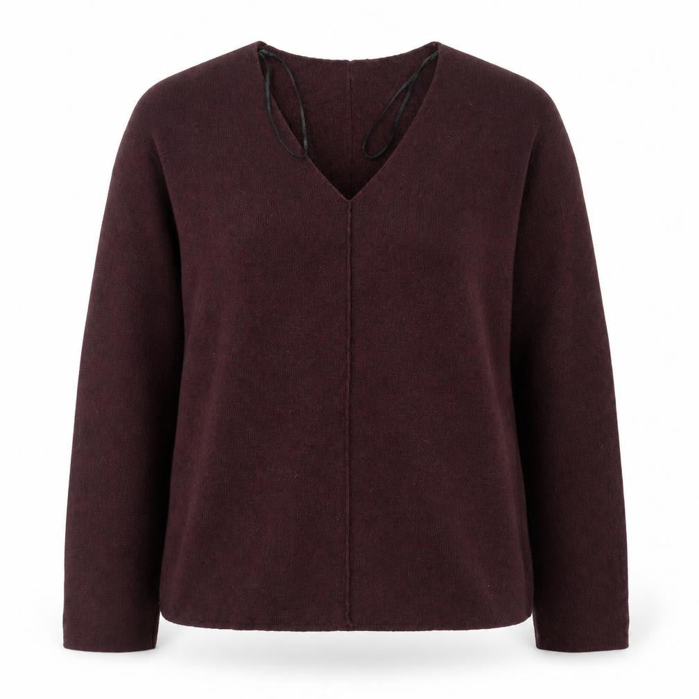 H&M Conscious Women’s Brown V-Neck Knit Jumper XS