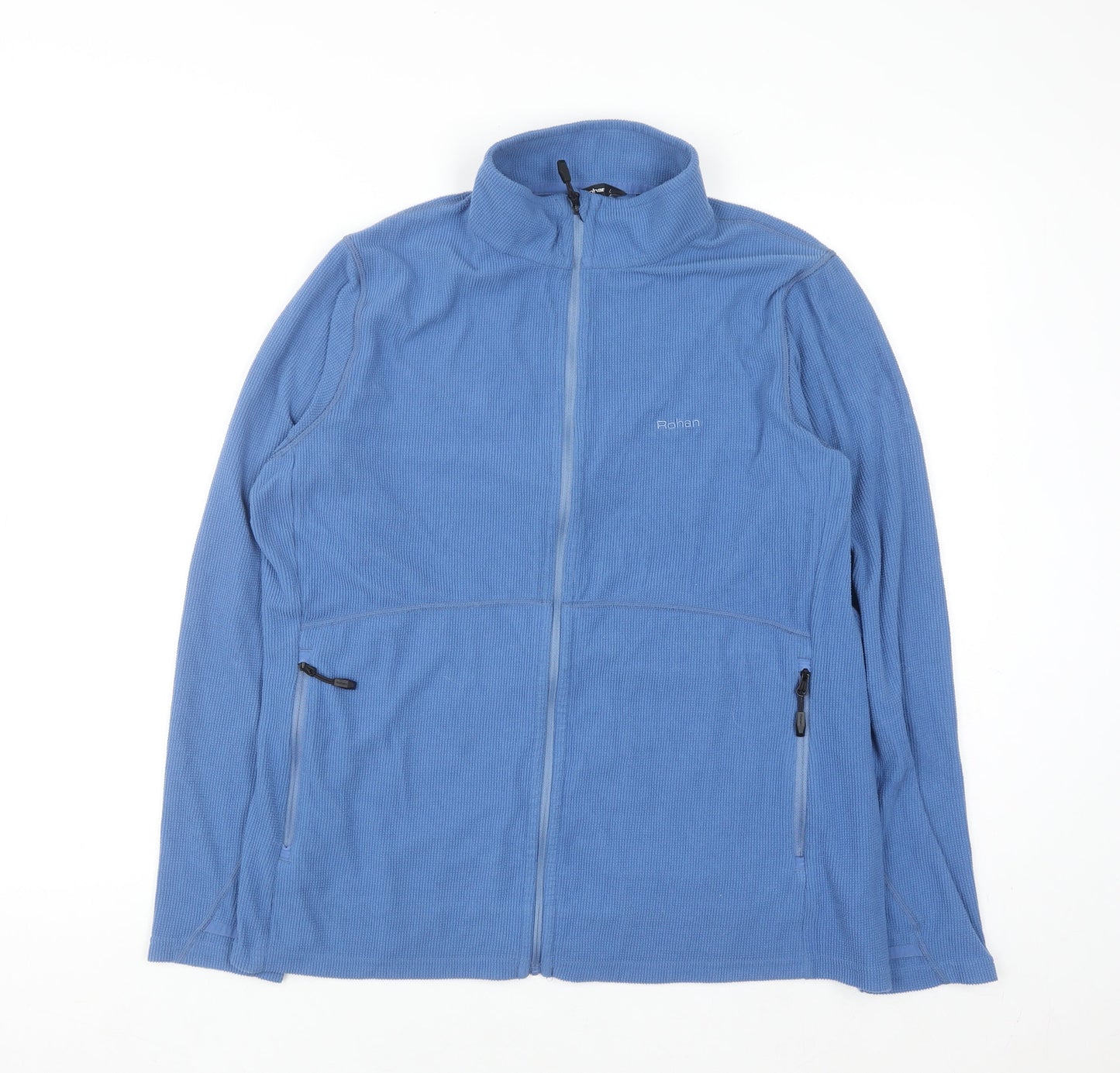 Rohan Men's Blue Full Zip Fleece Sweatshirt Size L Outdoor Jacket