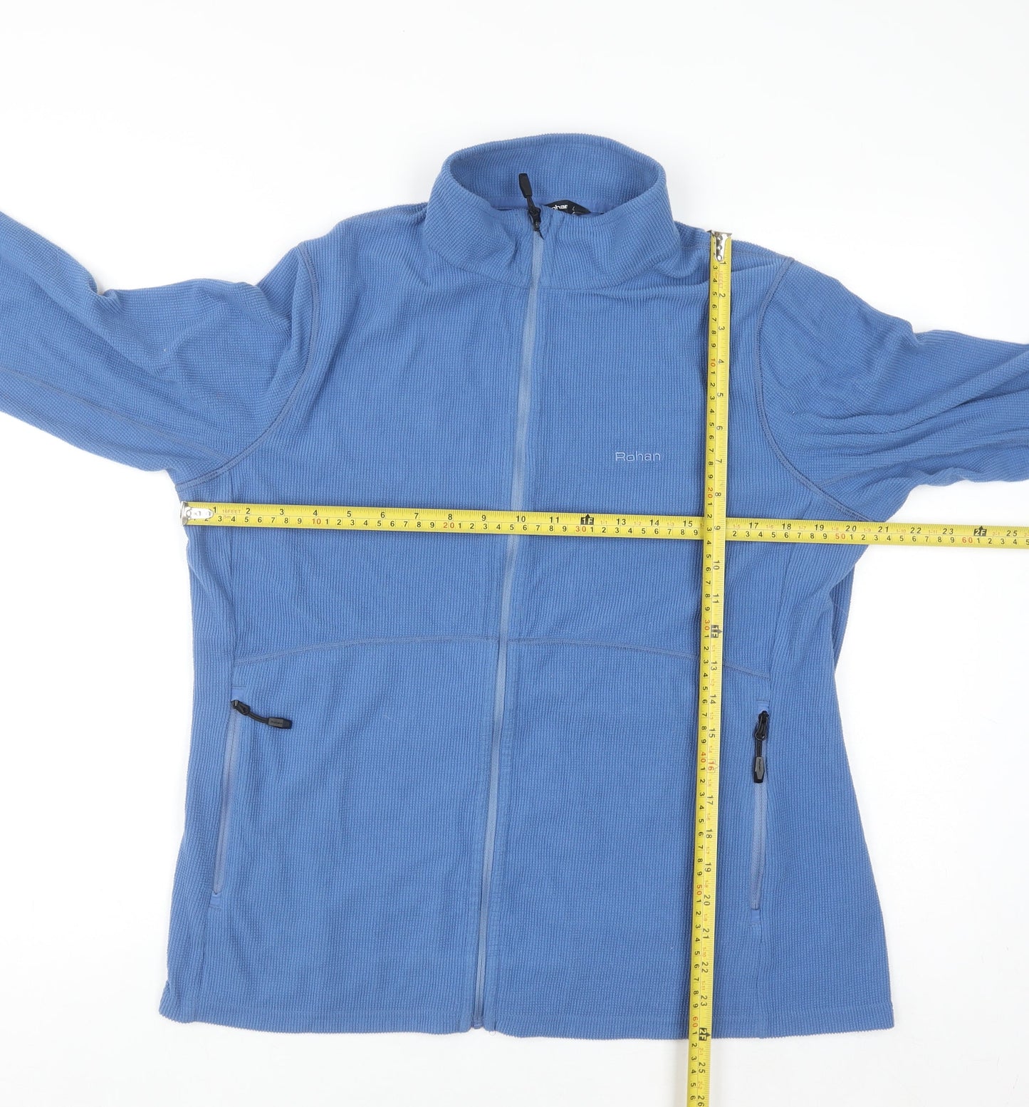 Rohan Men's Blue Full Zip Fleece Sweatshirt Size L Outdoor Jacket