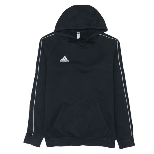 Adidas Mens Black Pullover Hoodie Small Logo Sportswear