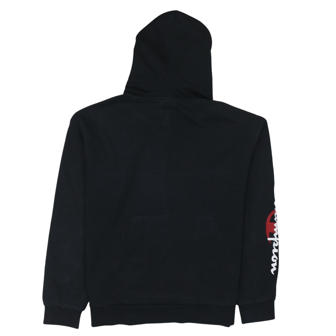 Champion Boys Black 2XL Pullover Hoodie Cotton Blend Logo Sweatshirt