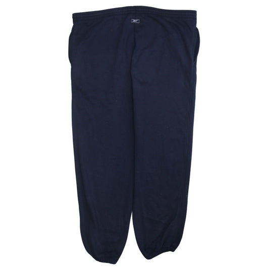 Reebok Womens Black XL Fleece Sweatpants Activewear Joggers