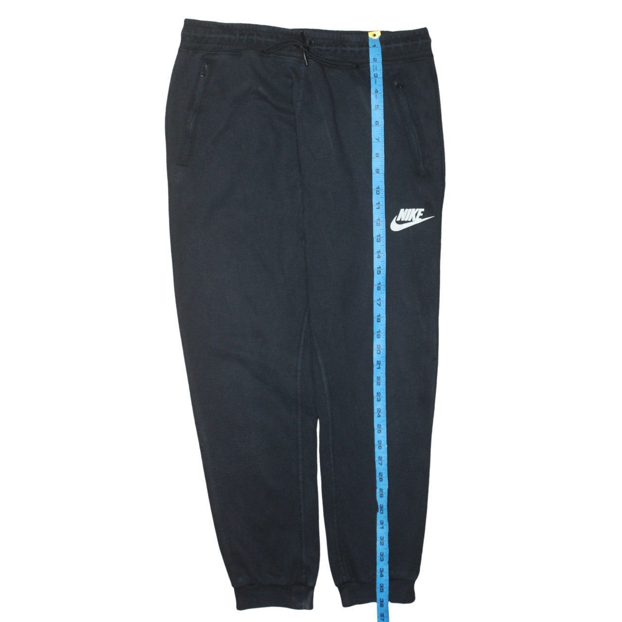 Nike Men’s Black Fleece Jogger Sweatpants Tapered Medium