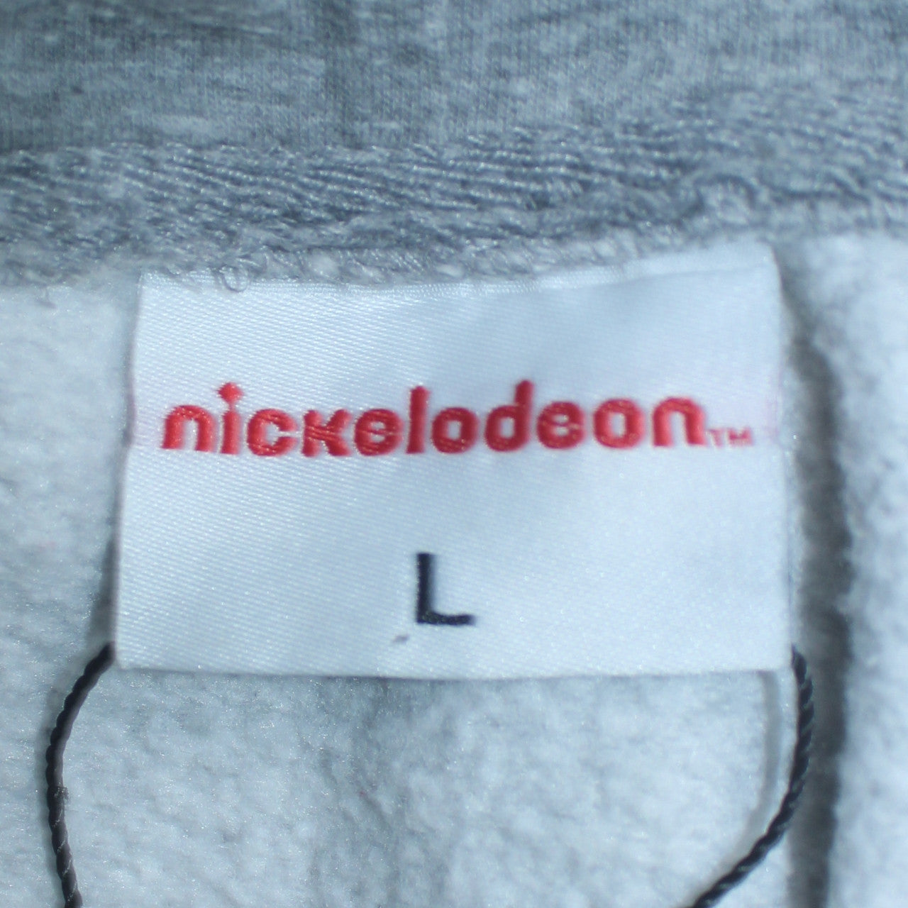 Primark Women’s Grey Nickelodeon Cartoon Print Pullover Hoodie L