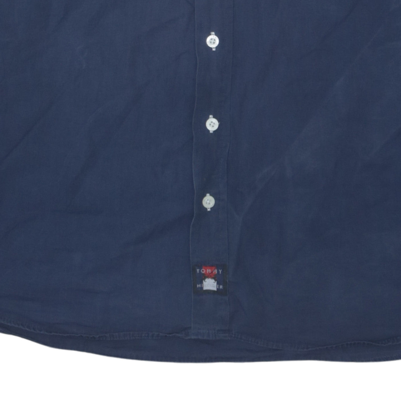 Tommy Hilfiger Men's Blue Long Sleeve Button-Up Shirt L