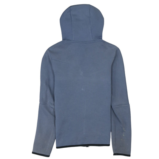Nike Men's Blue Full Zip Hooded Sweatshirt XS