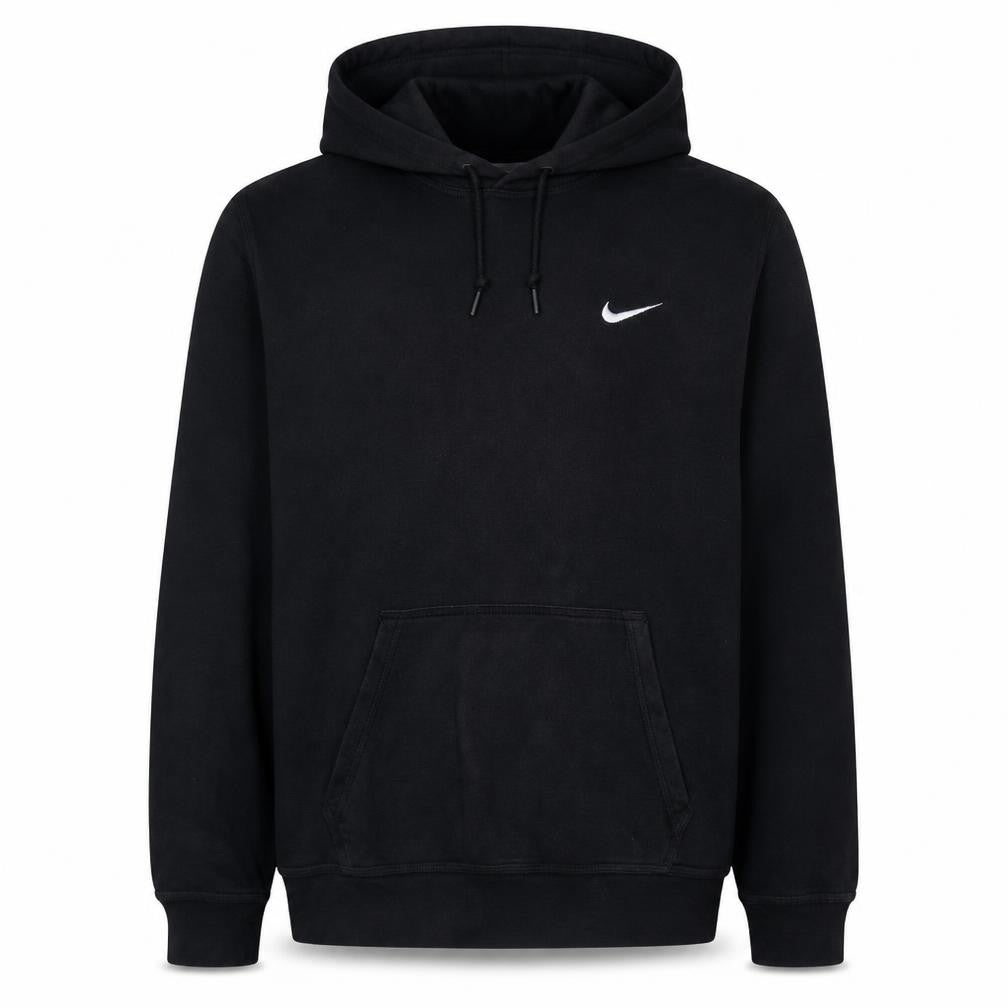 Nike Men's Black Pullover Hoodie L Sports Fleece Sweatshirt