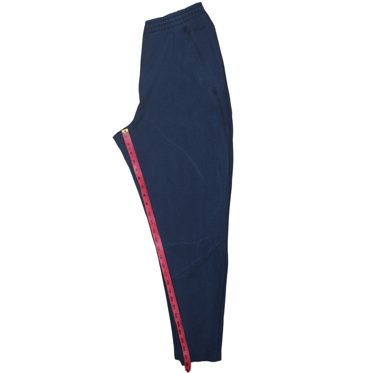 Adidas Men's Blue Jogger Trousers M Regular Fit Cotton Blend