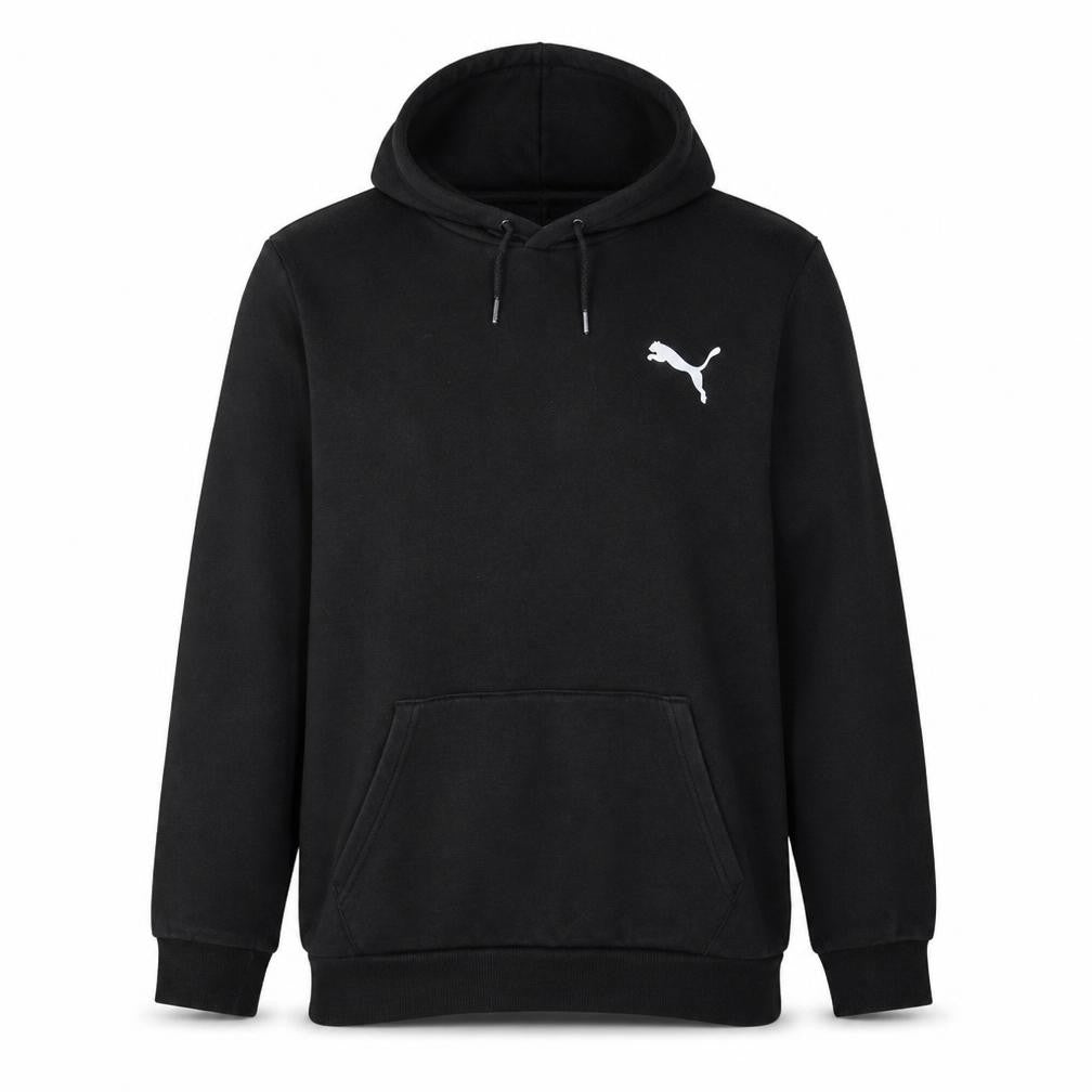 Puma Men's Black Pullover Hoodie Size S Regular Fit Sportswear
