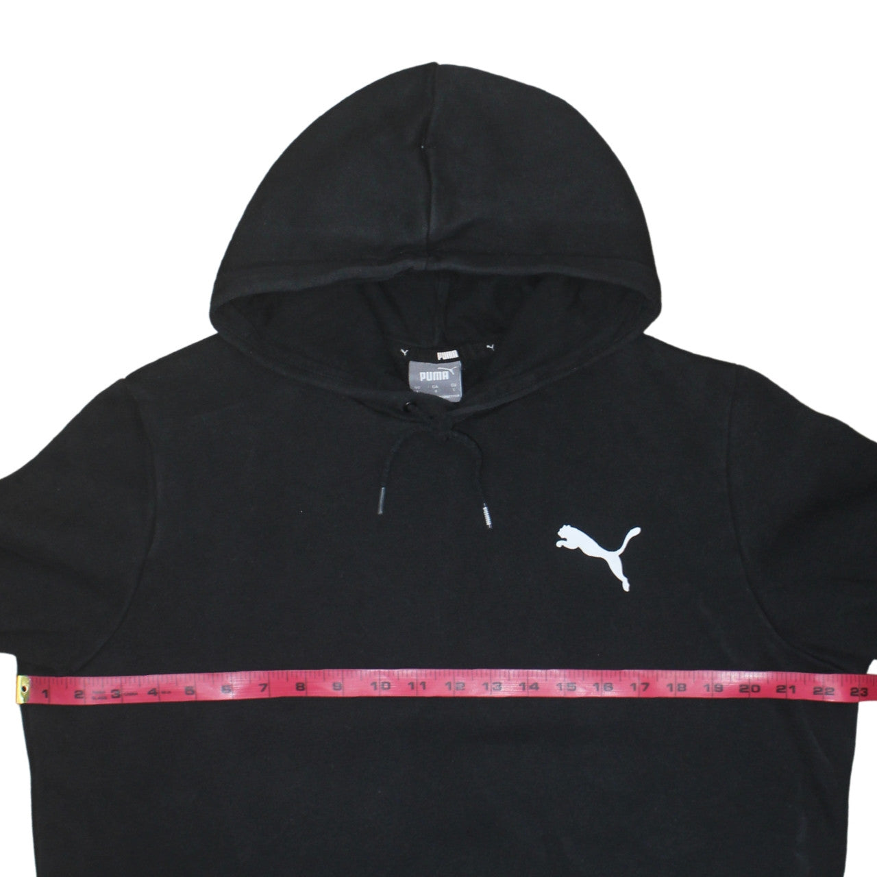 Puma Men's Black Pullover Hoodie Size S Regular Fit Sportswear
