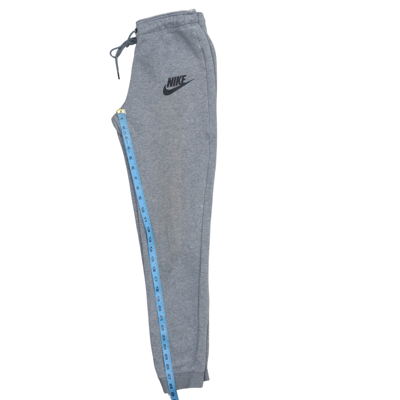 Nike Men Grey Jogger Sweatpants Small Regular Tapered Fit Activewear