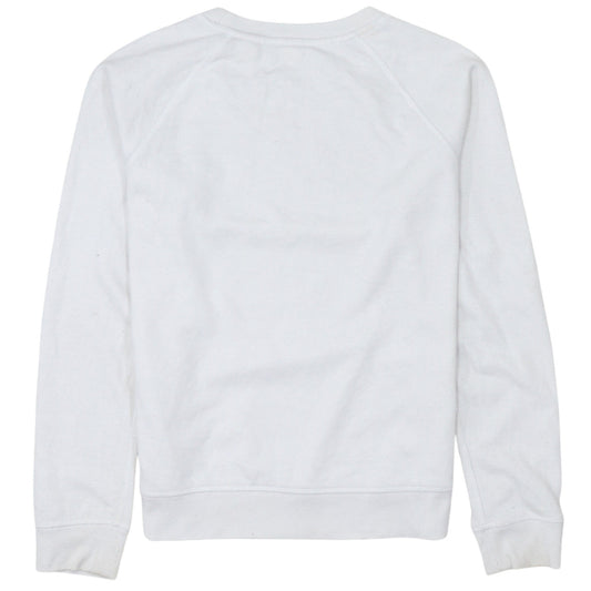 Levi's Men's White Logo Crew Neck Sweatshirt Size S Pullover