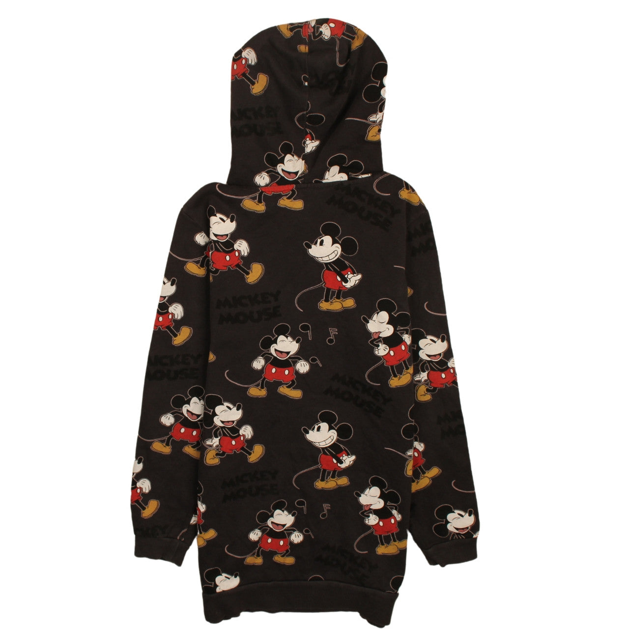 Disney Boys Black Mickey Mouse Pullover Hoodie Age 13-14 Years