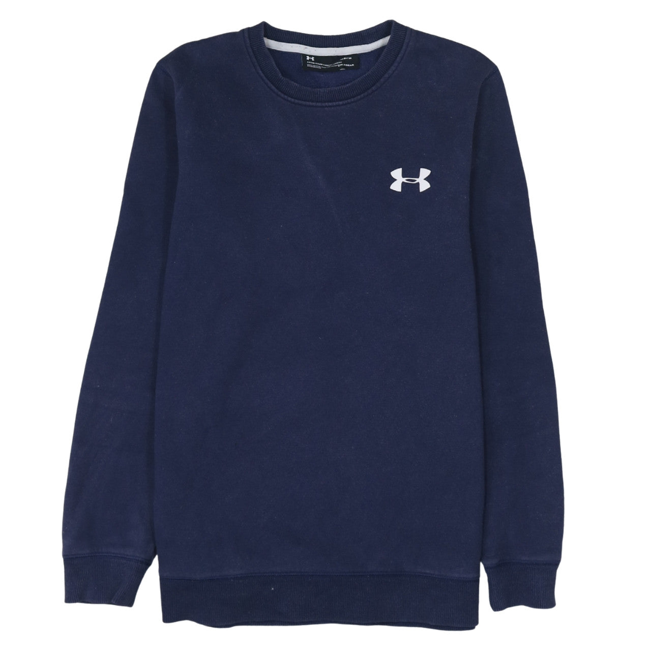 Under Armour Men's Blue ColdGear Fitted Crew Neck Sweatshirt M