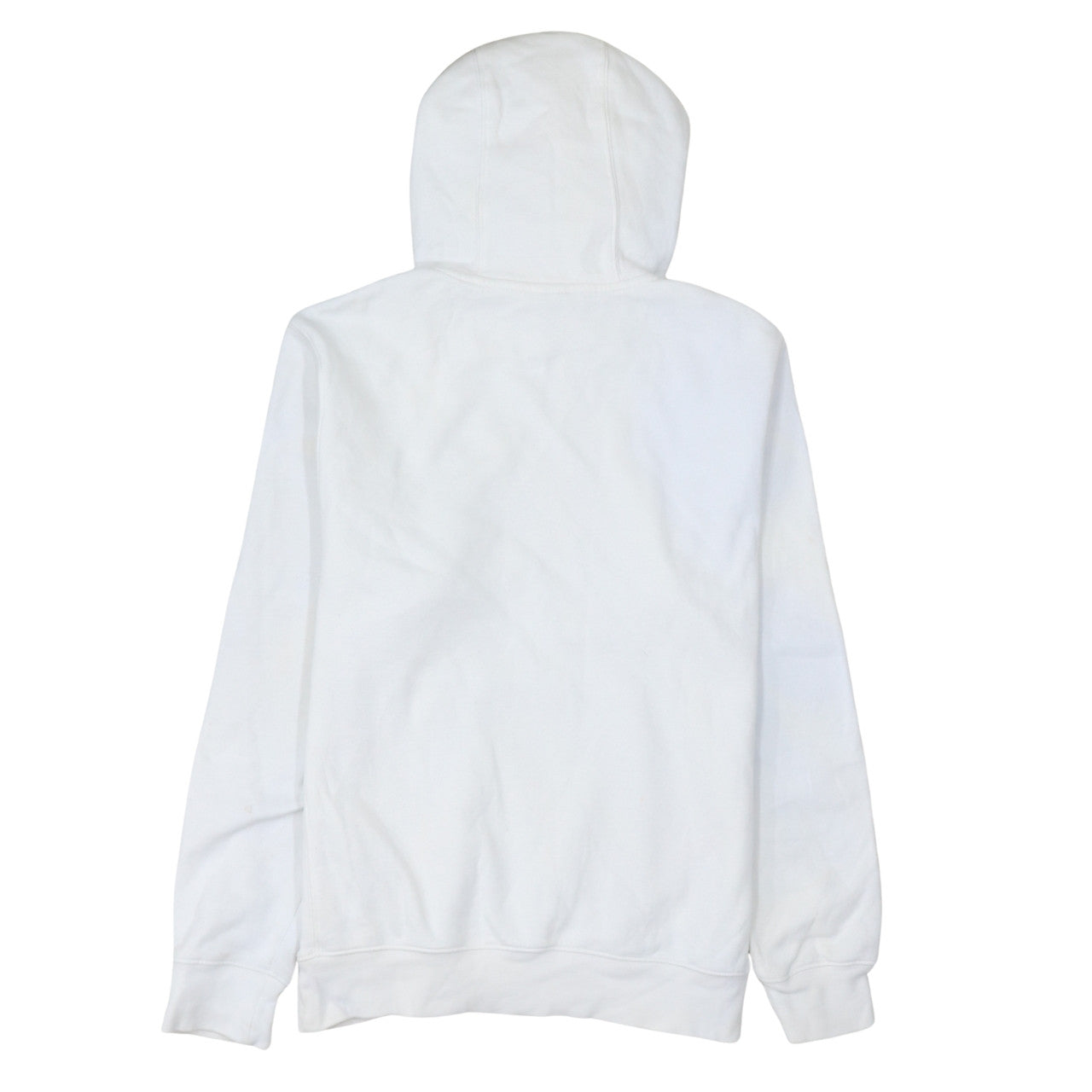 Nike Men's White XS Pullover Hoodie with Brown Logo