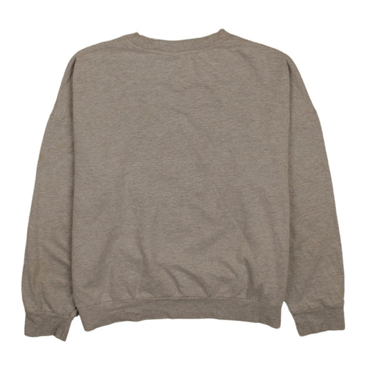 Disney Women Grey Mickey Mouse Christmas Sweatshirt XL