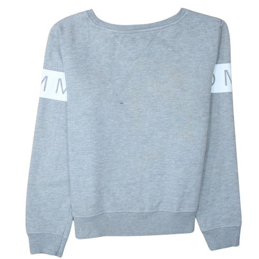 Tommy Hilfiger Men’s Grey Logo Crew Neck Sweatshirt Size S