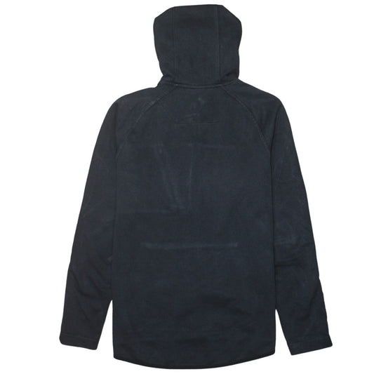 Nike Men Black Pullover Hoodie M Logo Zip Pocket Sportswear