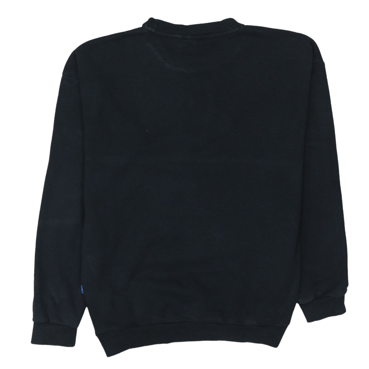 Adidas Womens Black Crew Neck Pullover Sweatshirt Size XS Classic Logo