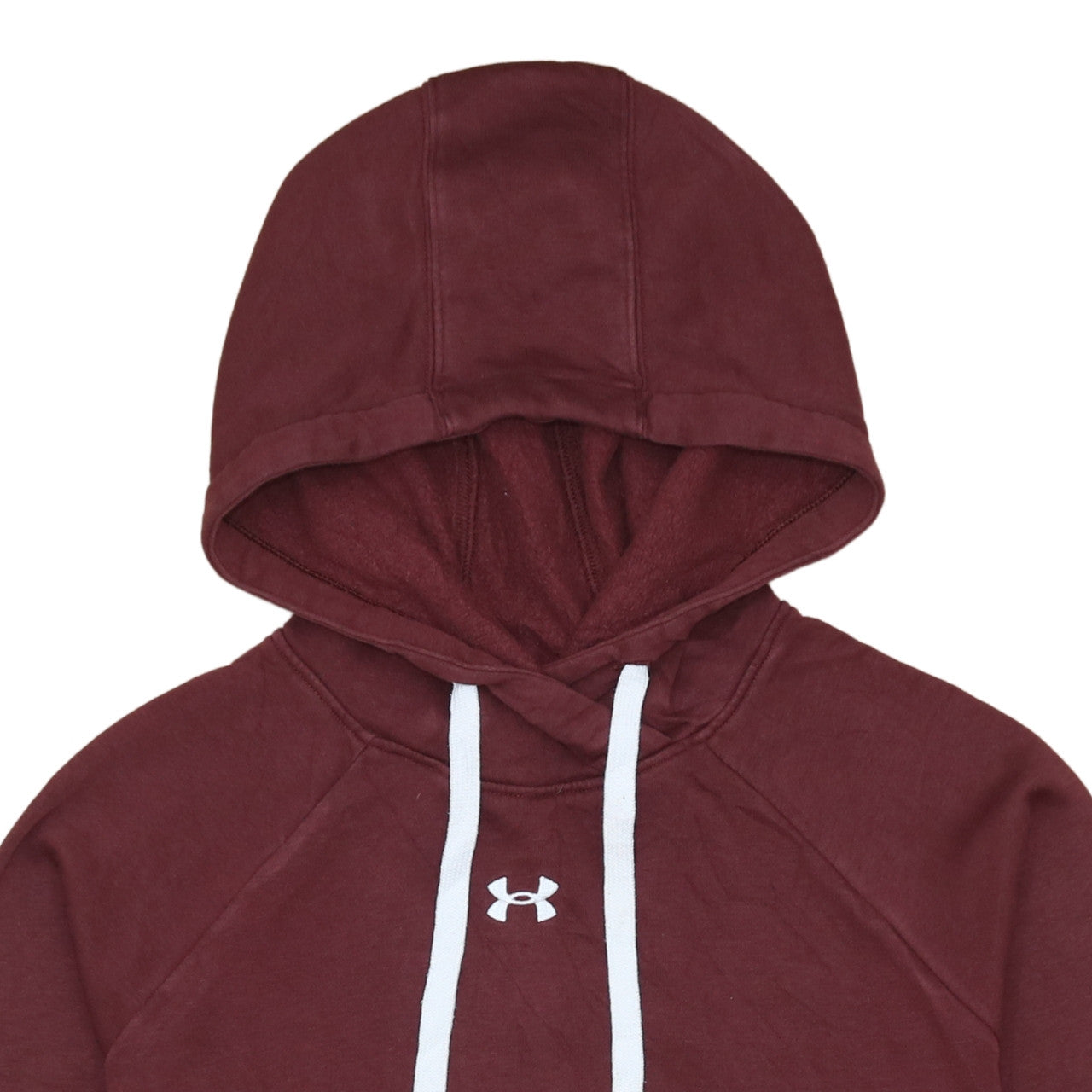 Under Armour Men’s Red Pullover Hoodie Small Relaxed Fit
