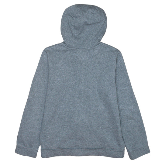 Nike Boys Grey Full Zip Hoodie L 147-158cm Classic Fleece Sweatshirt