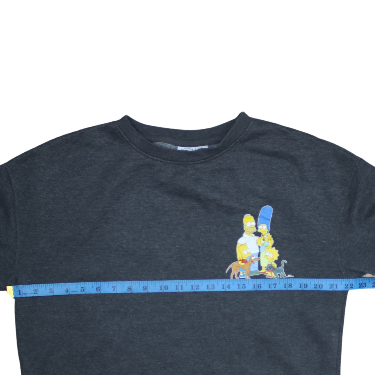 The Simpsons Women's Grey Sweatshirt Size 10/12 Crew Neck Pullover