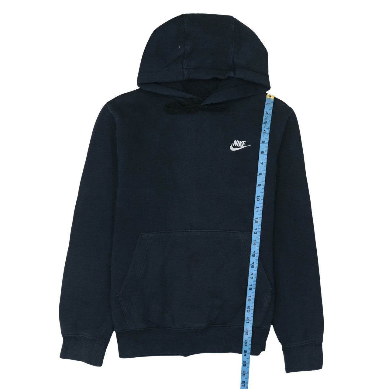 Nike Men's Black Pullover Hoodie Small Logo Sportswear Sweatshirt