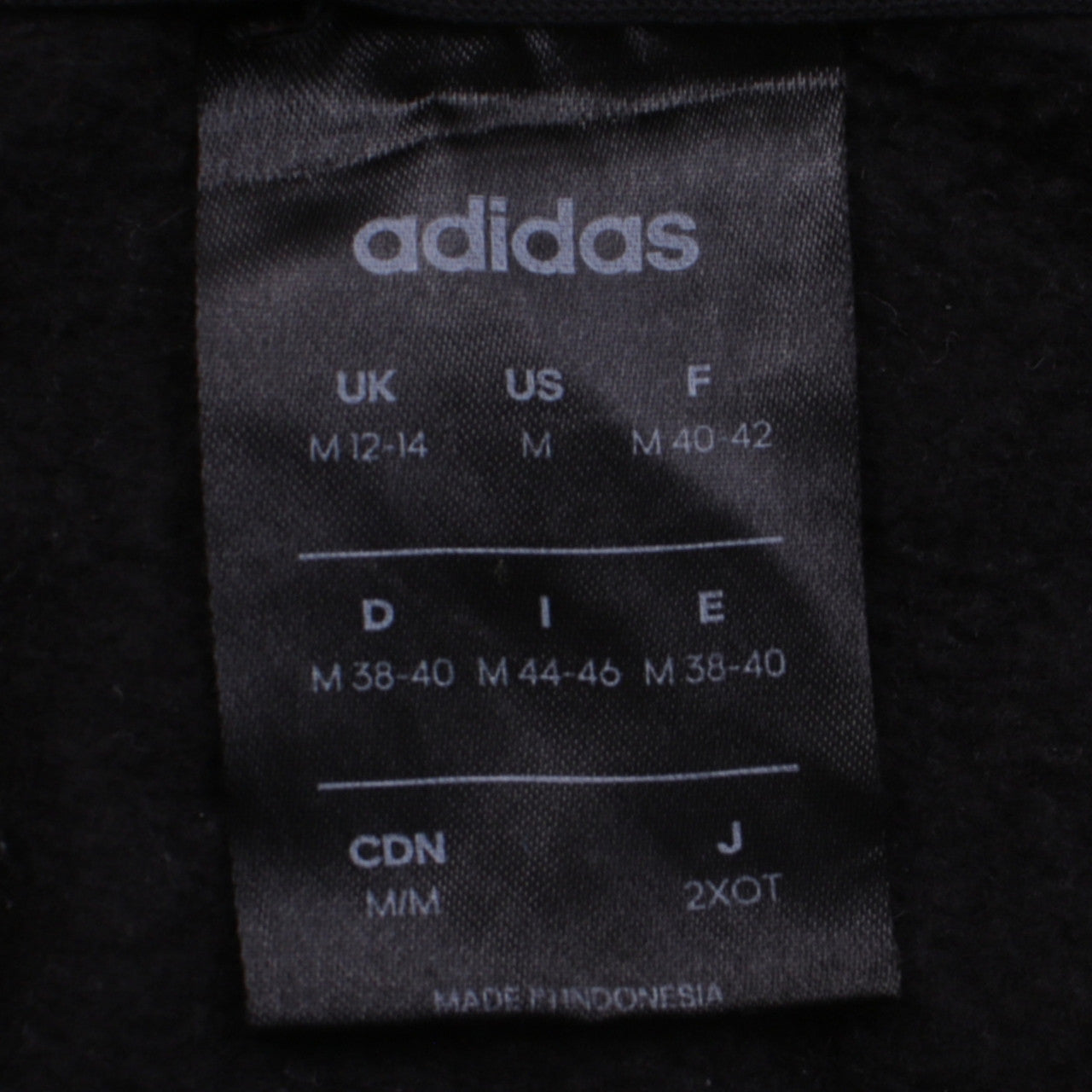 Adidas Womens Black Pullover Hoodie Size M 12-14 Logo Striped Sleeve