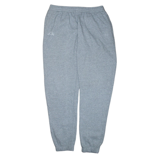 Kappa Men’s Grey Fleece Joggers XL Regular Fit Sportswear