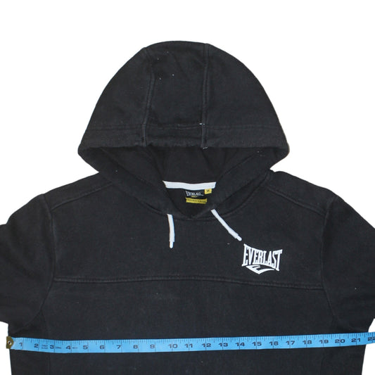 Everlast Men's Black Pullover Hoodie M Sports Fleece Sweatshirt