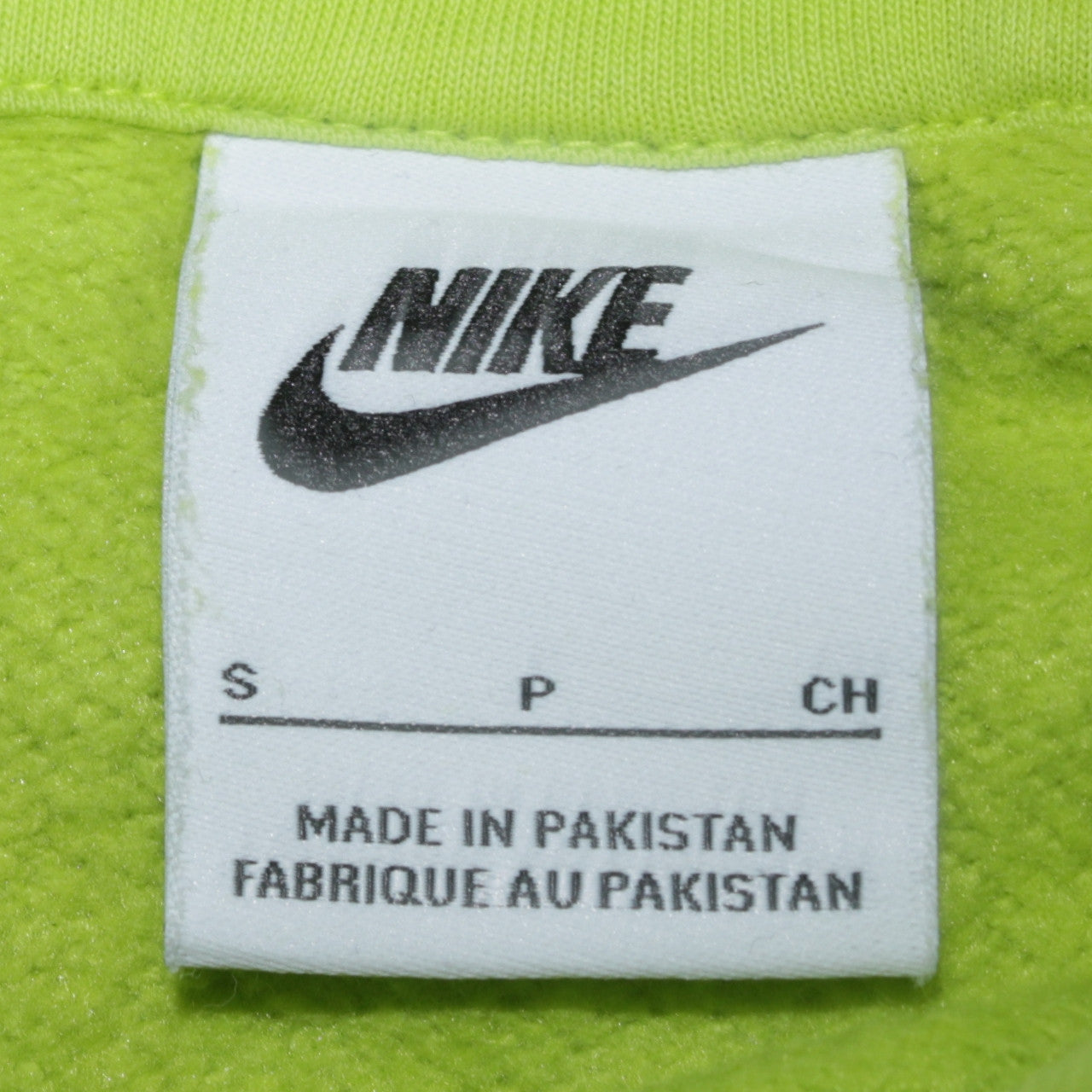 Nike Men's Green Pullover Hoodie Size S Regular Fit Fleece