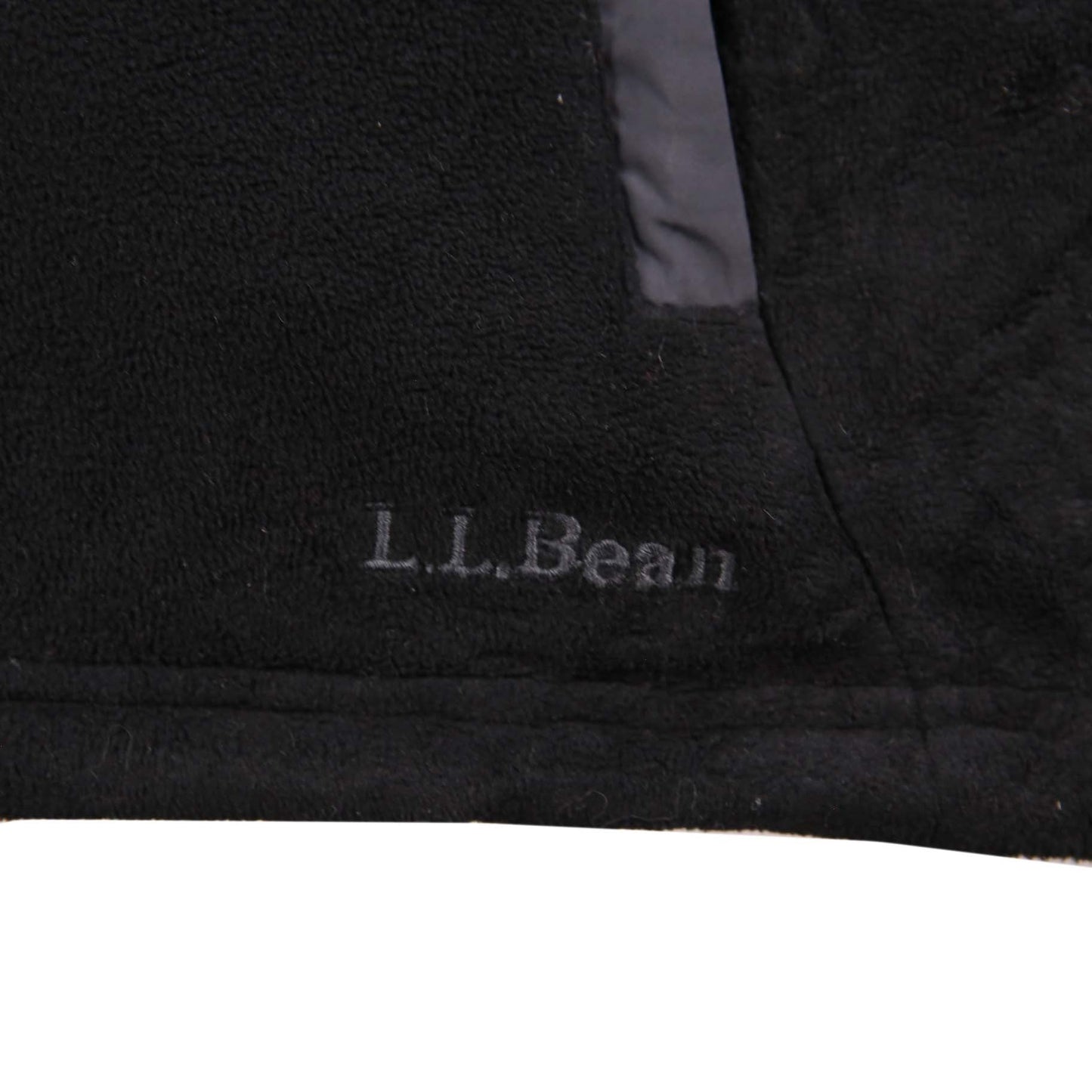 L.L. Bean Men's Black S Fleece Outdoor Full Zip Jacket