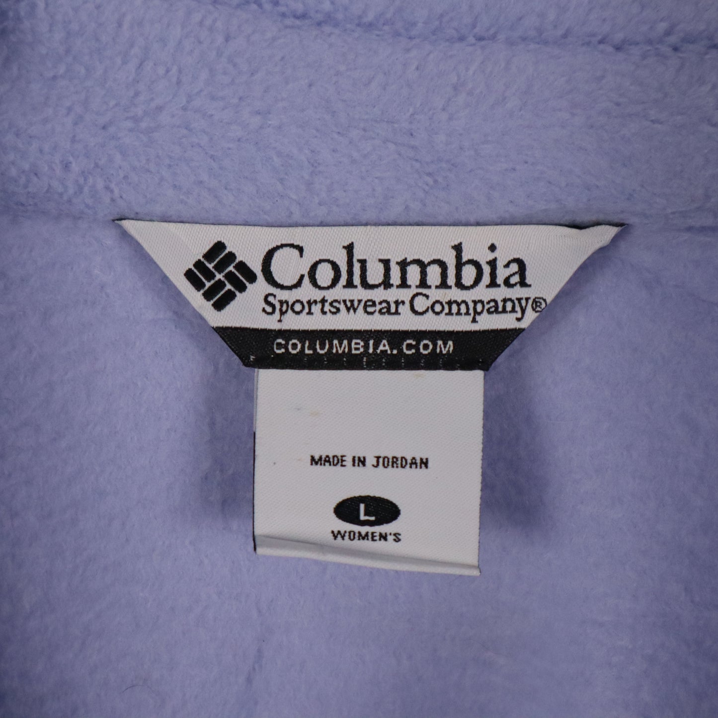 Columbia Women's Purple Fleece Full Zip Jacket L