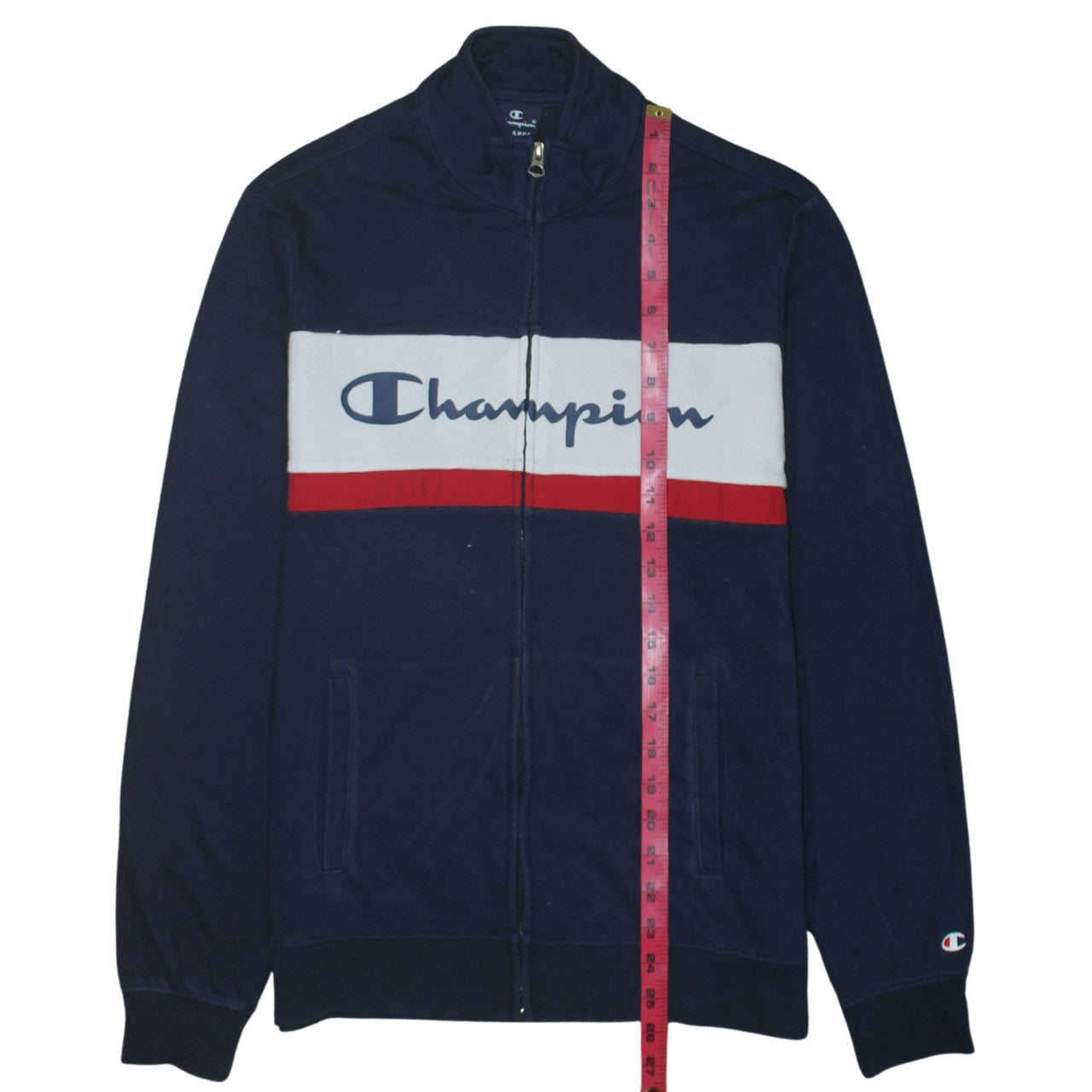 Champion Boys Blue Full Zip Colourblock Sweatshirt 15-16 Years