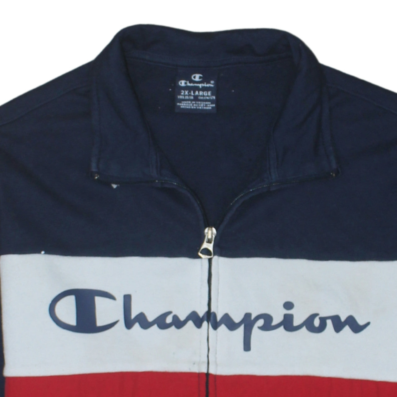 Champion Boys Blue Full Zip Colourblock Sweatshirt 15-16 Years