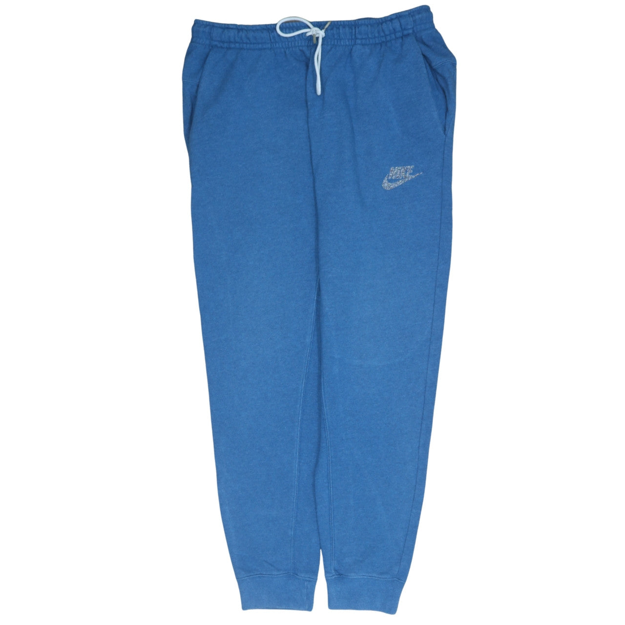 Nike Men's Blue Jogger Trousers L Regular Fit Fleece