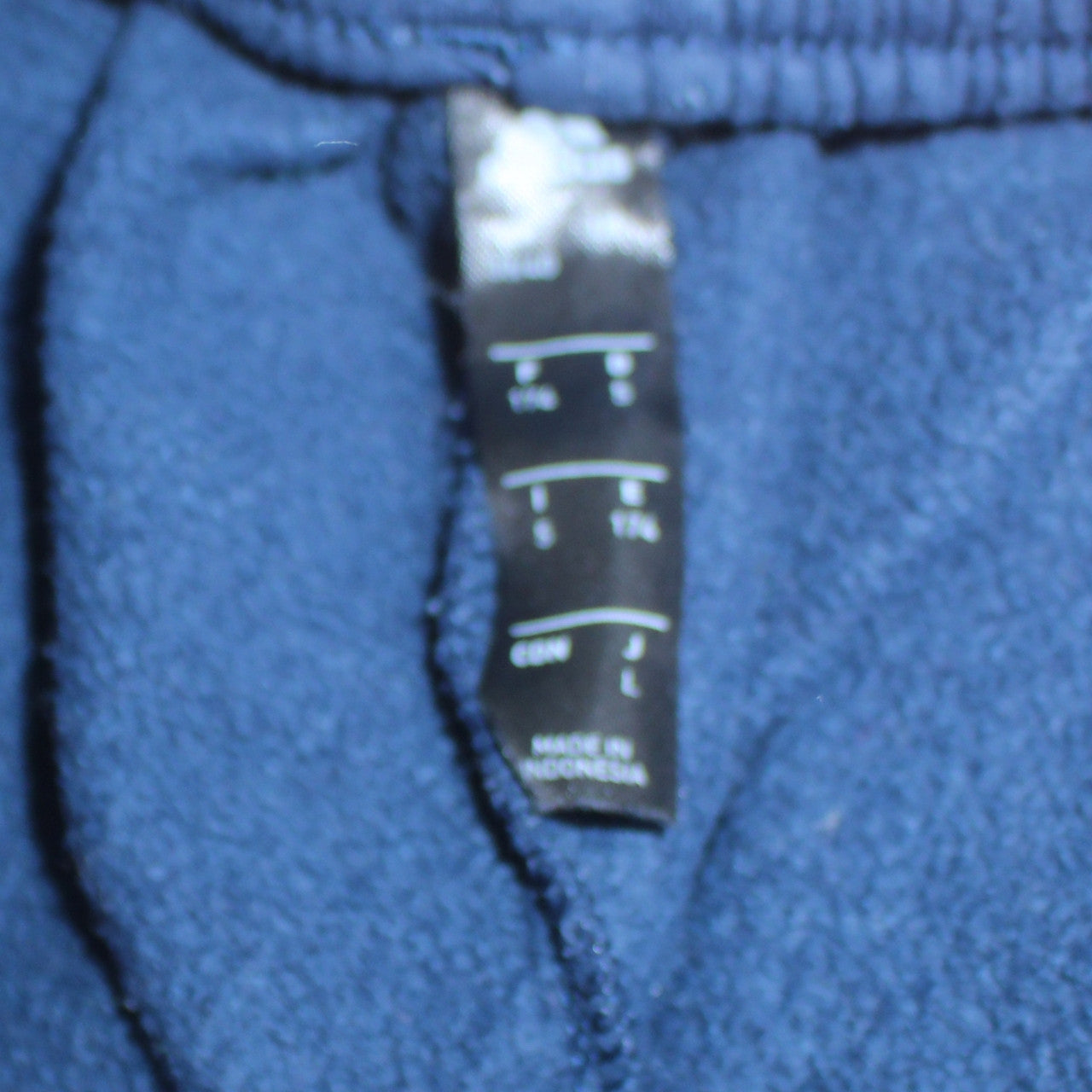 Adidas Men's Blue Regular Fit Fleece Sweatpants L