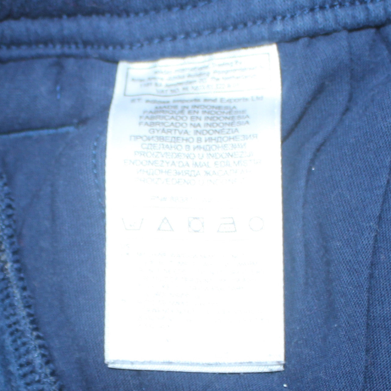 Adidas Men's Blue Regular Fit Fleece Sweatpants L