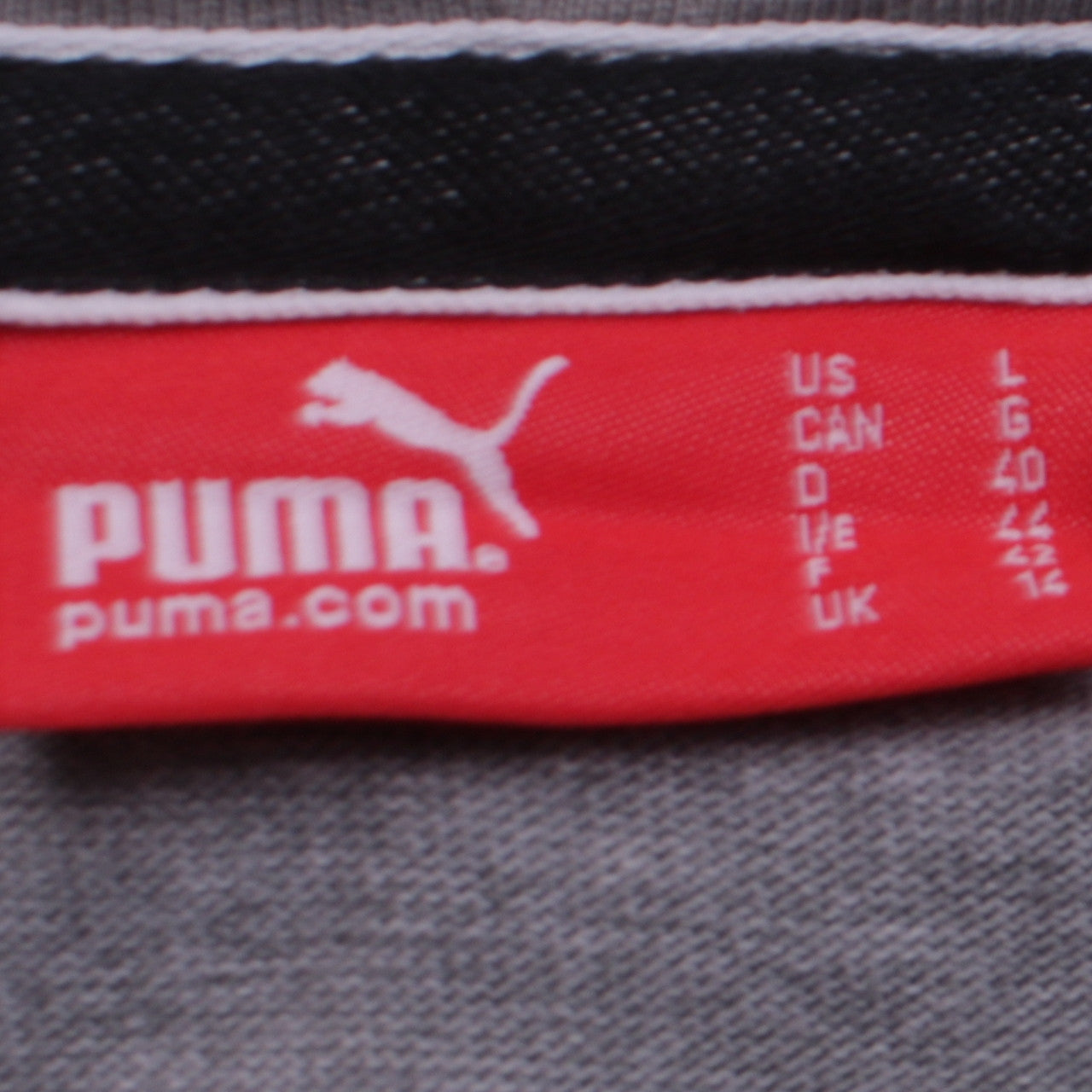 Puma Women’s Grey Full Zip Hoodie Size 12 Classic Fit