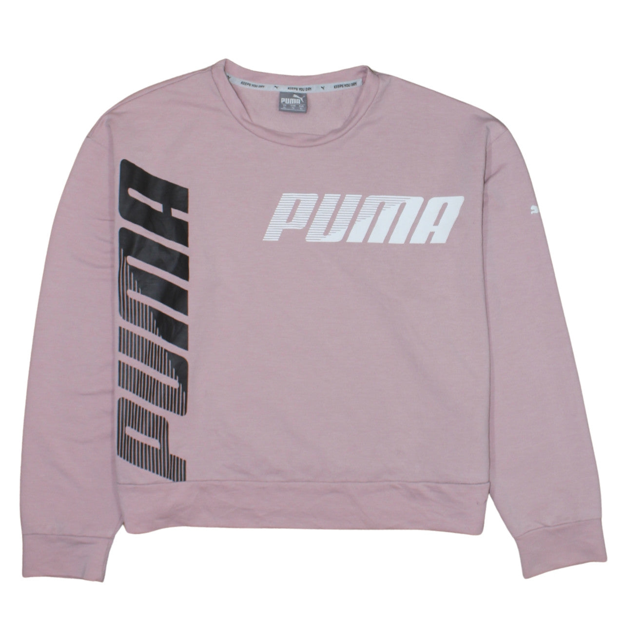 Puma Women's Pink XL Crew Neck Pullover Sweatshirt