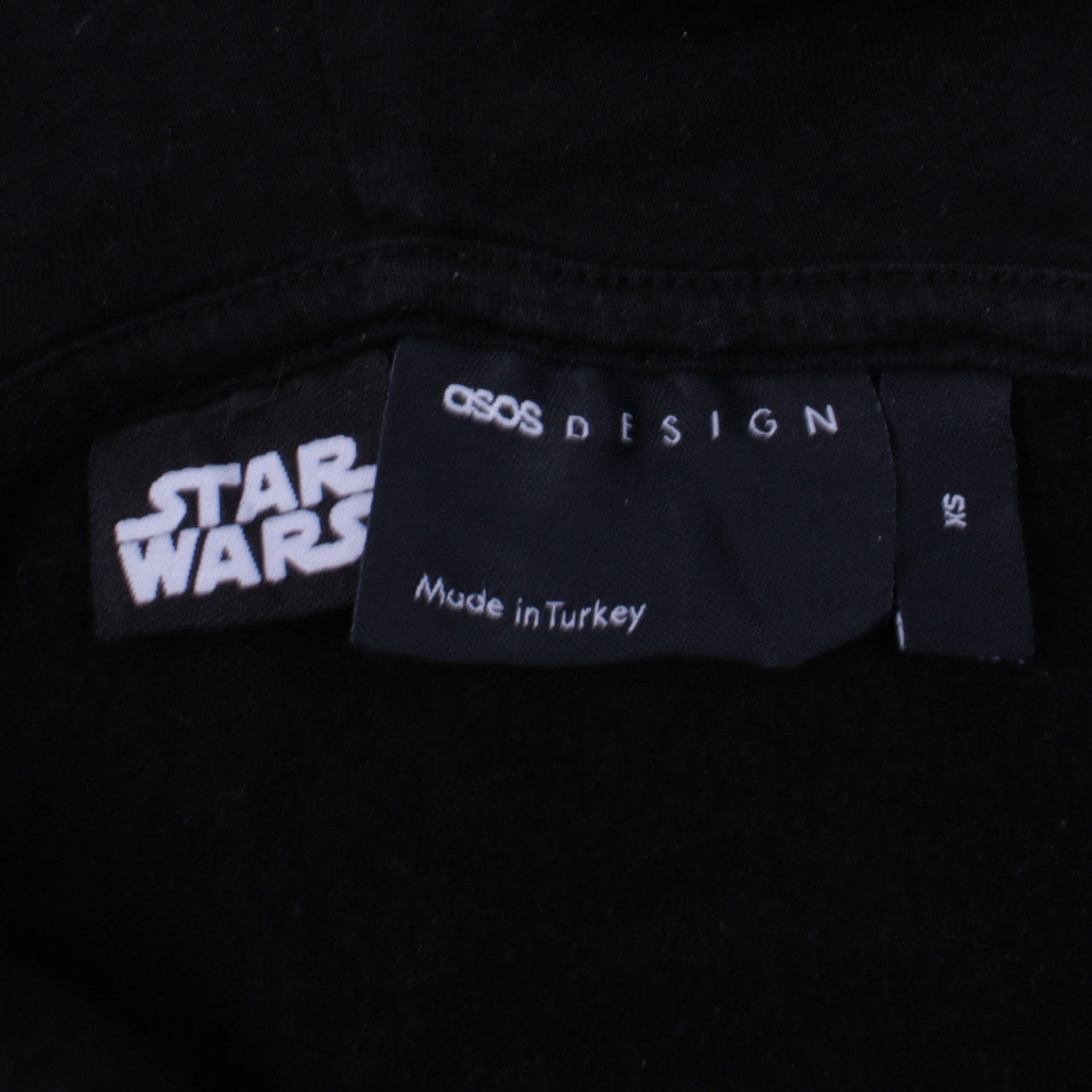 ASOS Design Star Wars Black Pullover Hoodie Men's XS Graphic
