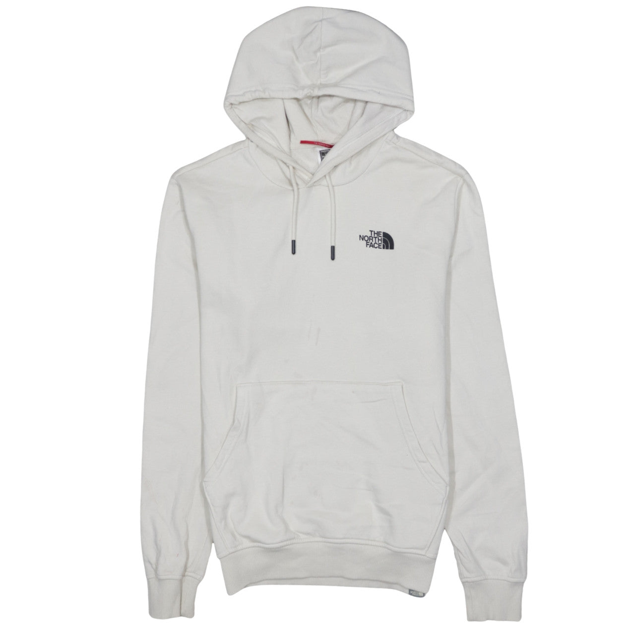 The North Face Men’s White Pullover Hoodie M Logo Outdoor Style