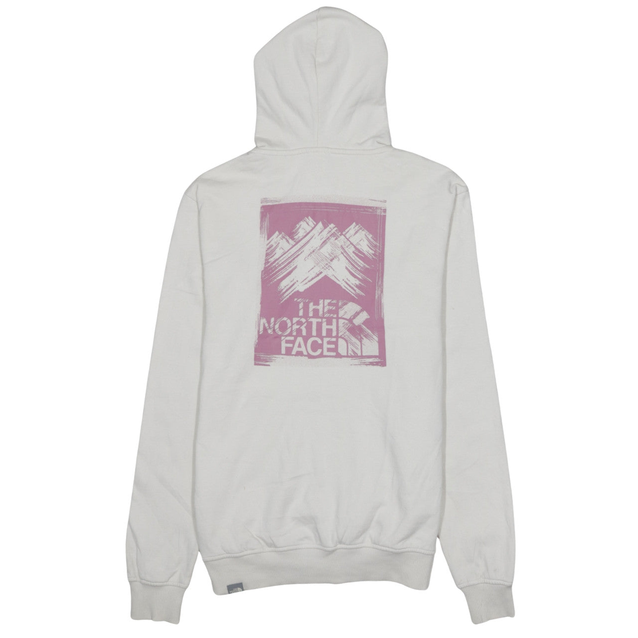The North Face Men’s White Pullover Hoodie M Logo Outdoor Style