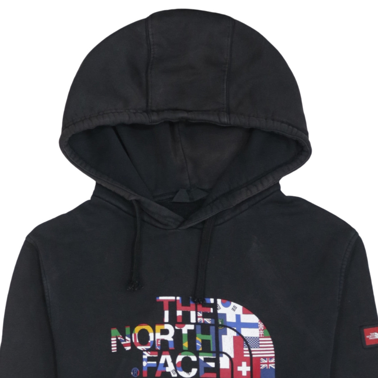 The North Face Men's Black Pullover Hoodie Size M Graphic Logo